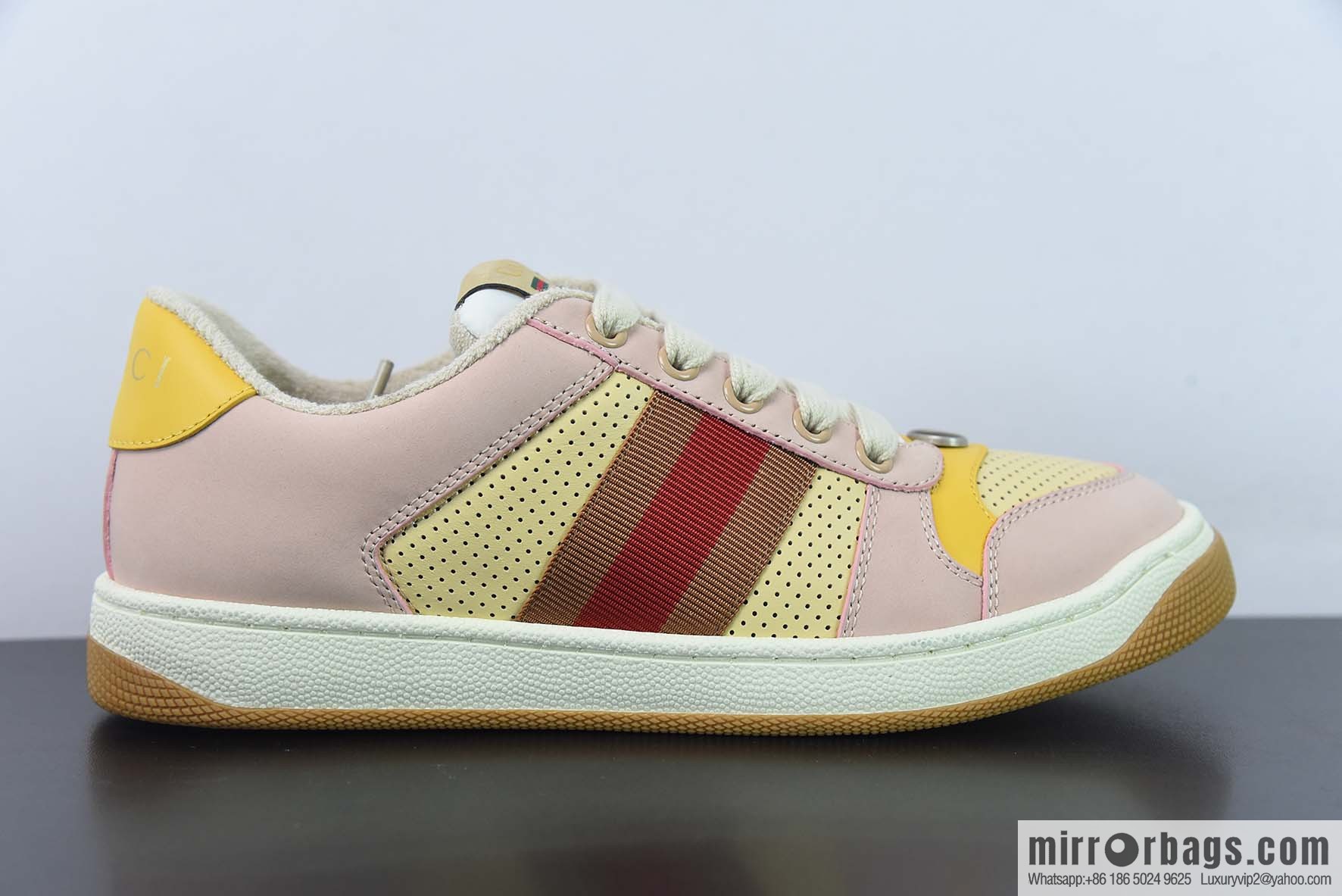 Gucci Distressed Screener sneakers Gucci dirty shoes series
