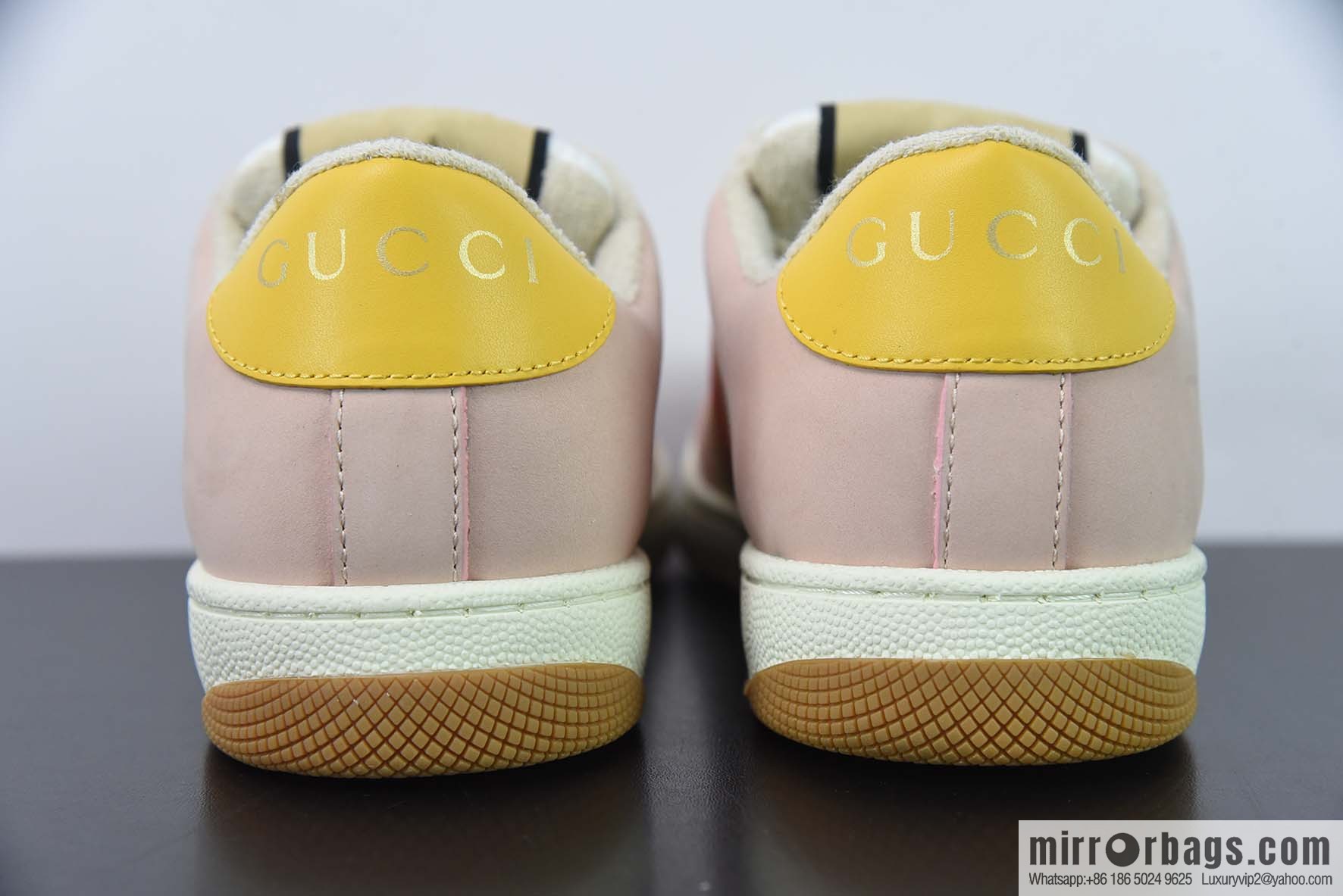 Gucci Distressed Screener sneakers Gucci dirty shoes series