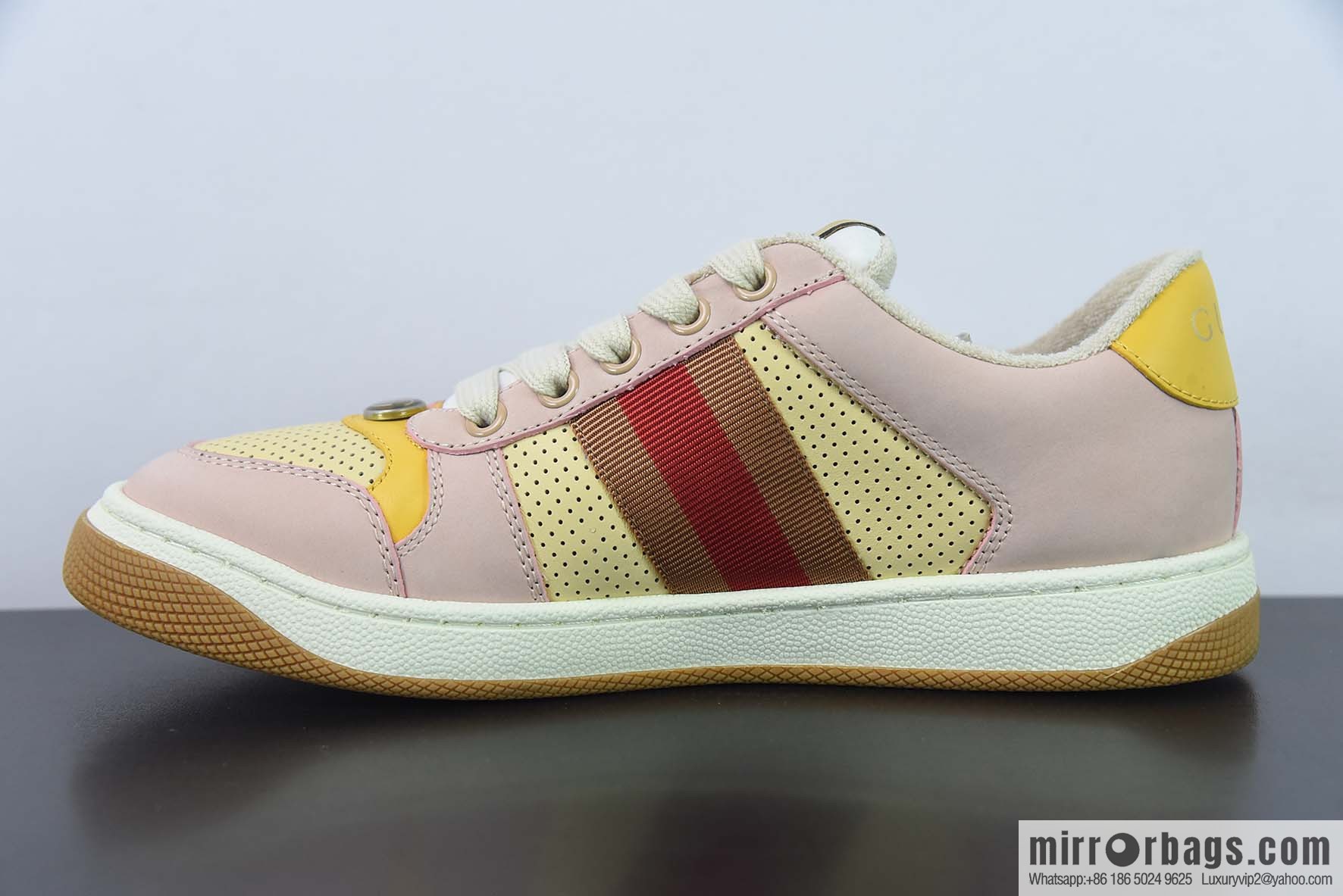 Gucci Distressed Screener sneakers Gucci dirty shoes series