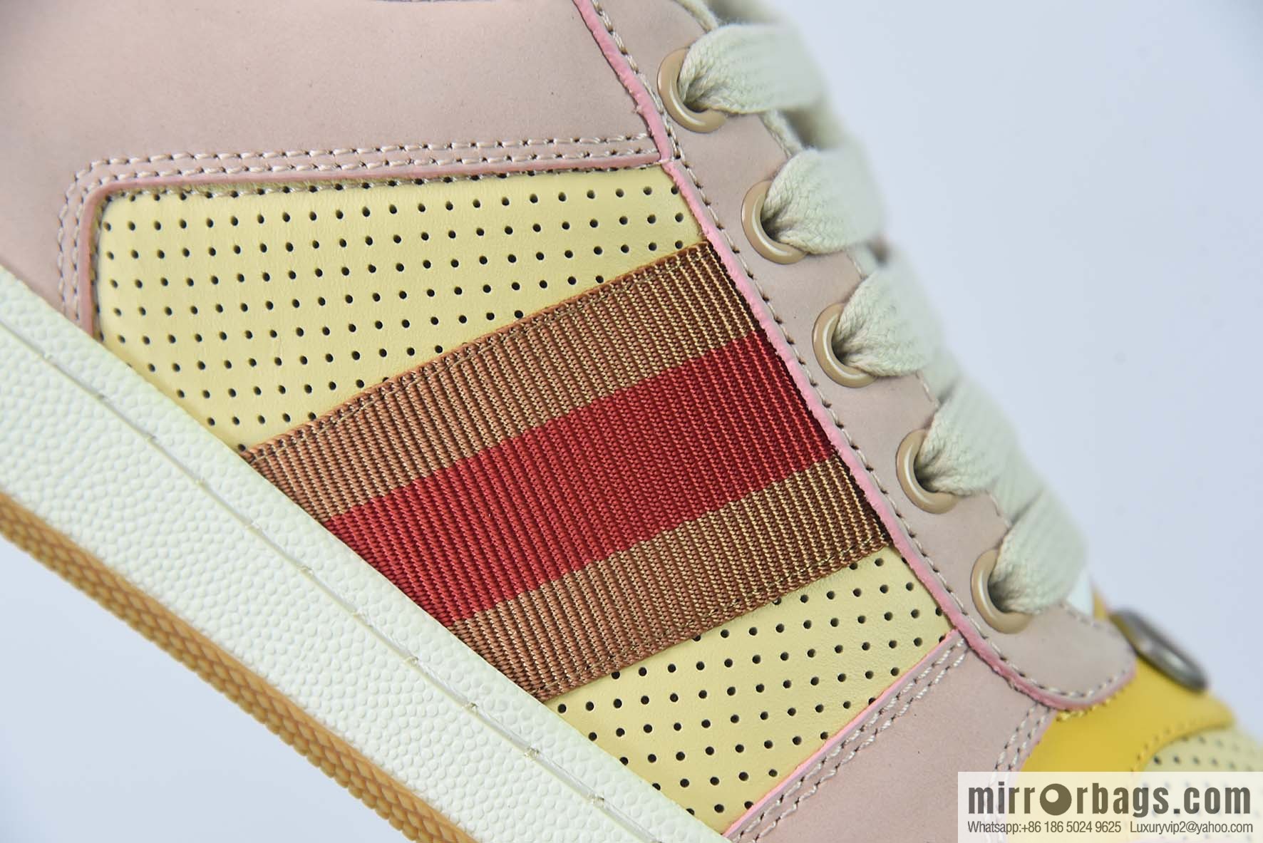 Gucci Distressed Screener sneakers Gucci dirty shoes series