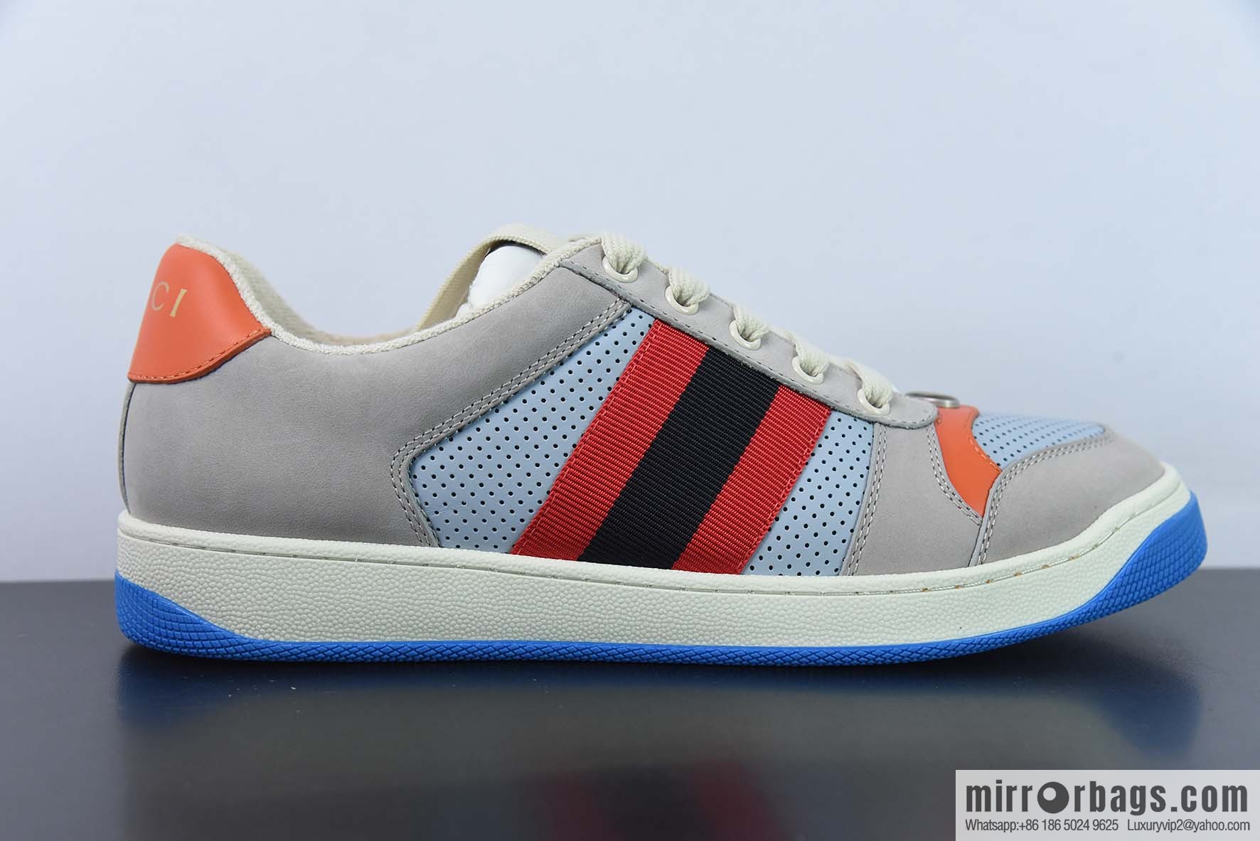 Gucci Distressed Screener sneakers Gucci dirty shoes series