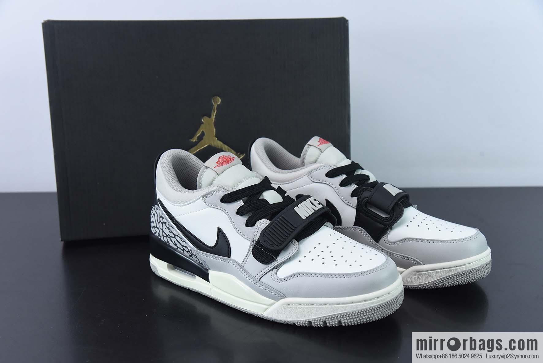 Air Jordan Legacy AJ312 black and white gray men's sneakers item number: CD7069-101