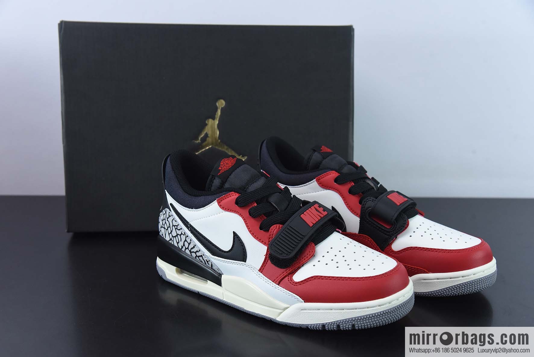 Air Jordan Legacy AJ312 black and white and red men's sports shoes, item number: CD7069-106