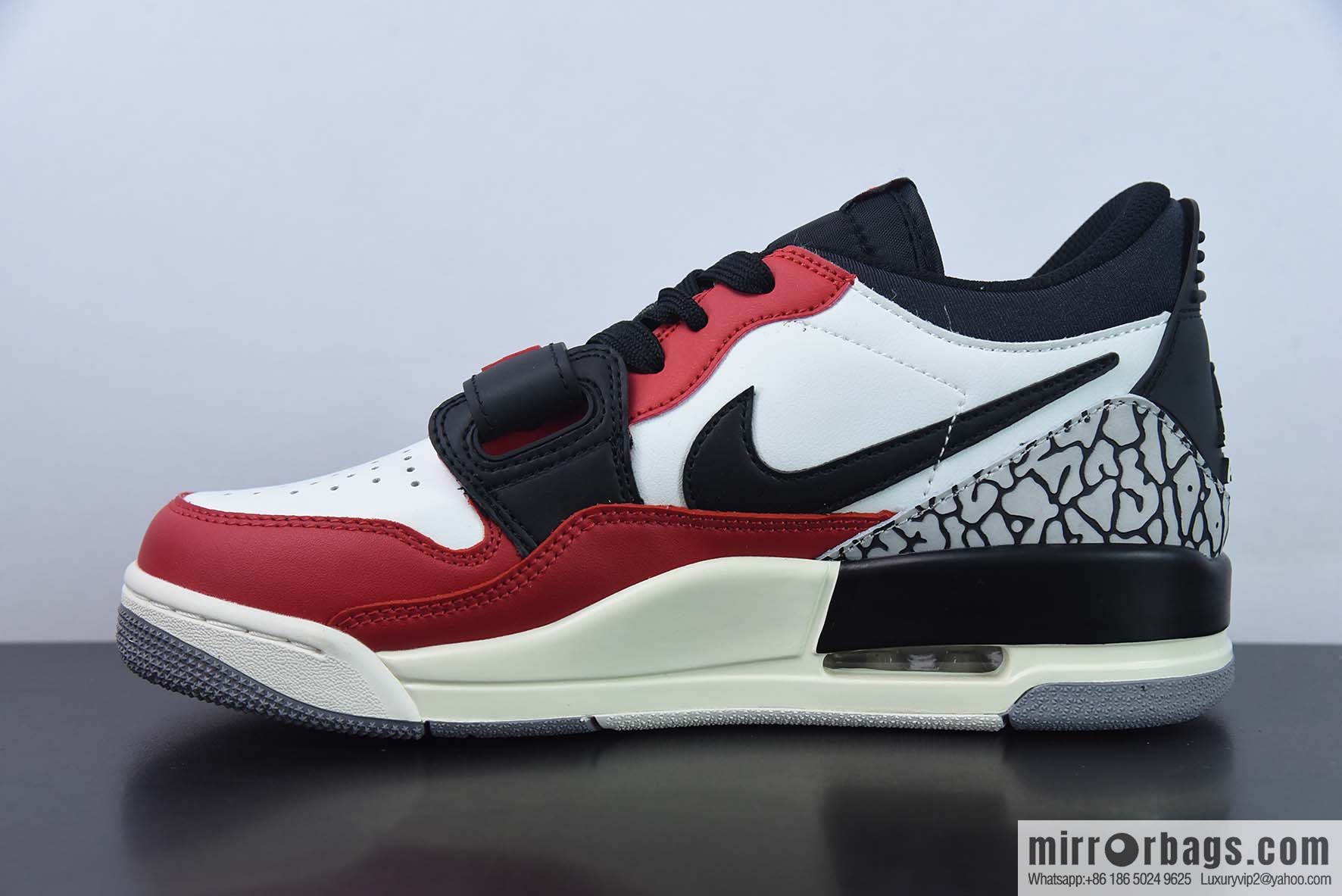 Air Jordan Legacy AJ312 black and white and red men's sports shoes, item number: CD7069-106