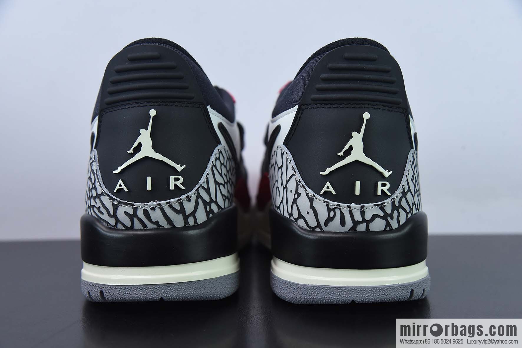 Air Jordan Legacy AJ312 black and white and red men's sports shoes, item number: CD7069-106