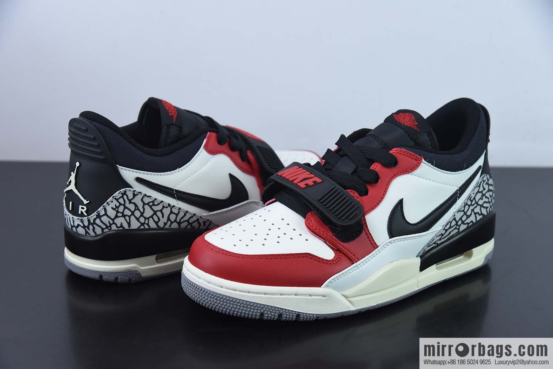 Air Jordan Legacy AJ312 black and white and red men's sports shoes, item number: CD7069-106