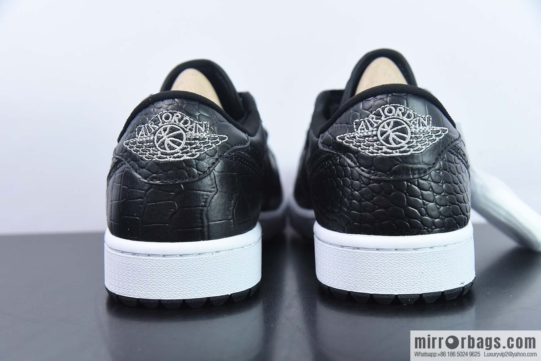Air Jordan AJ1 Low Golf Low Top, Golf Black and White, Item Number: DD9315-003