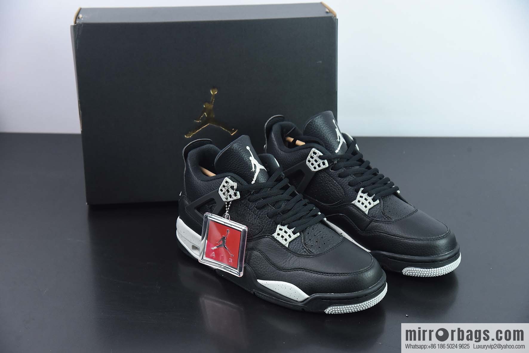 Air Jordan AJ4 Retro Oreo men's sneakers, item number: 314254-00