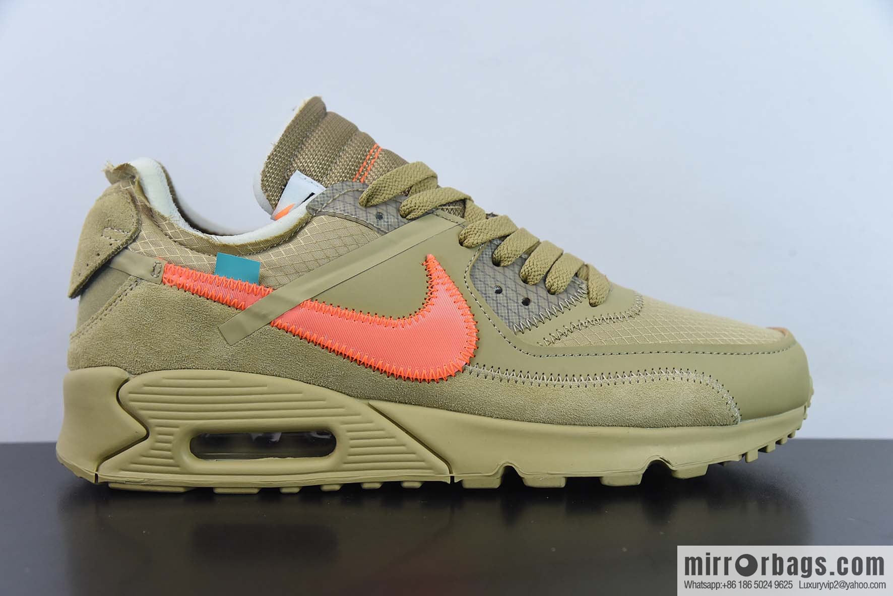 Off-White X Nike Air MAX90 GPX Joint Desert Yellow Men's sneakers Part Number: AA7293 200