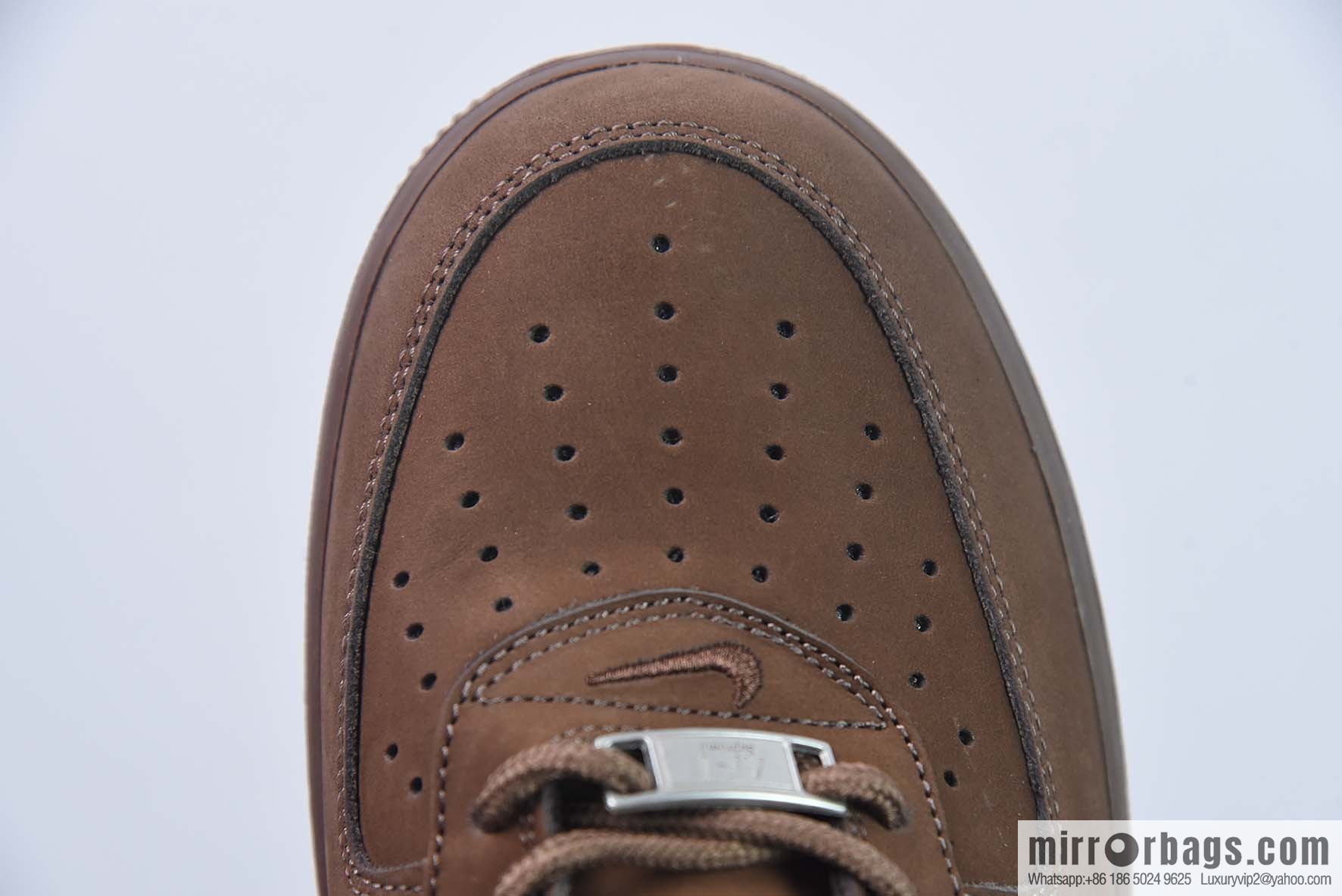 Nk Air Force 1 Low x Supreme dark brown mocha SUP joint name, Air Force One low-top casual board shoes, item number: CU9225-200