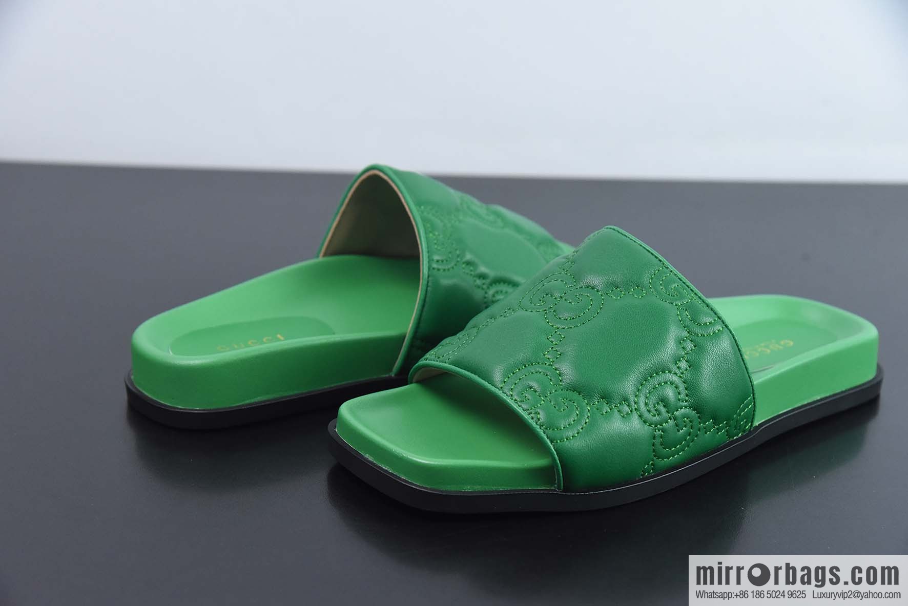 Gucci Gucci imported mixed sheepskin spring and summer sandals series