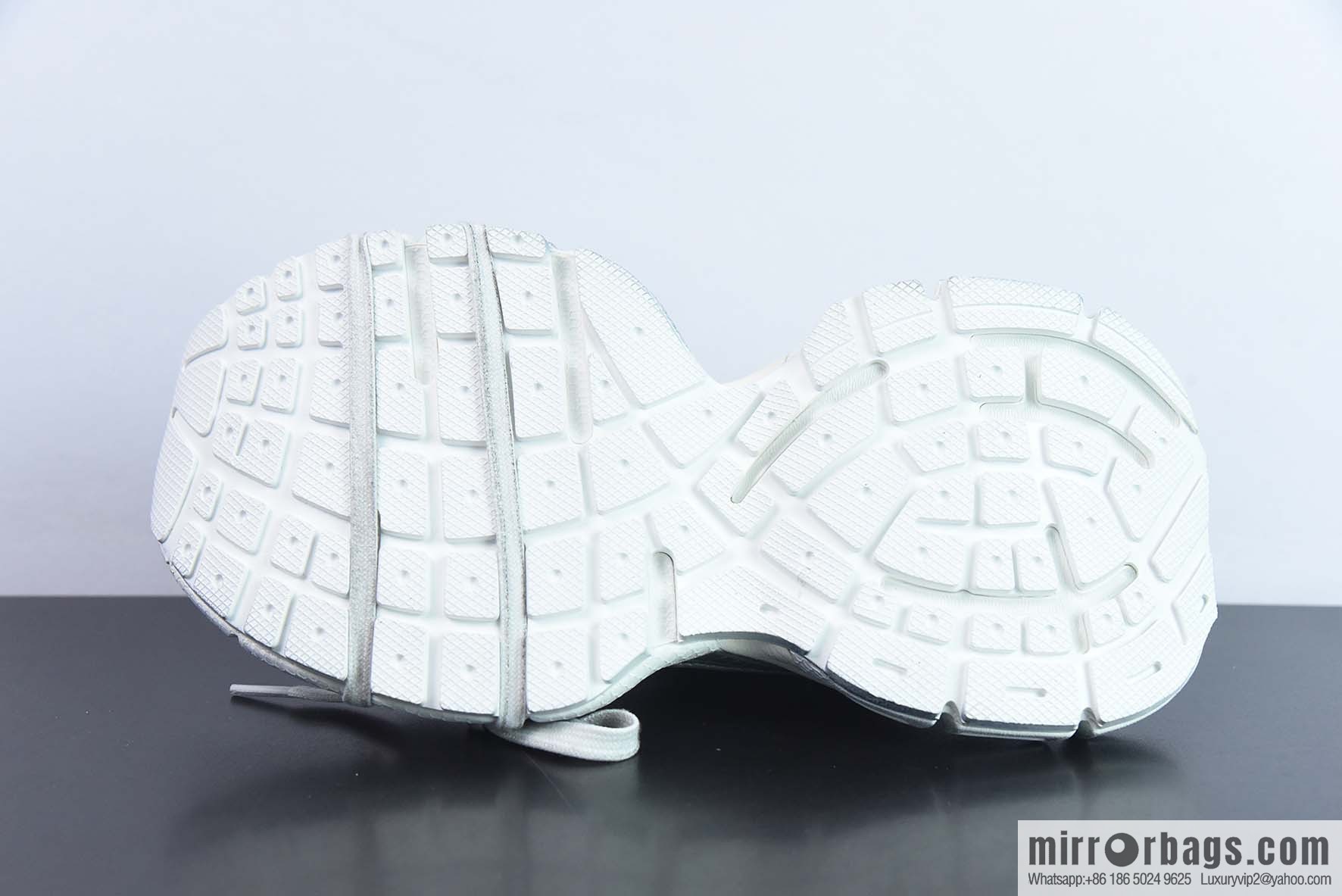 Balenciaga/Balenciaga 23 New XXXL 3XL Show, Lace-up, Balenciaga 3XL Silver Half Slippers