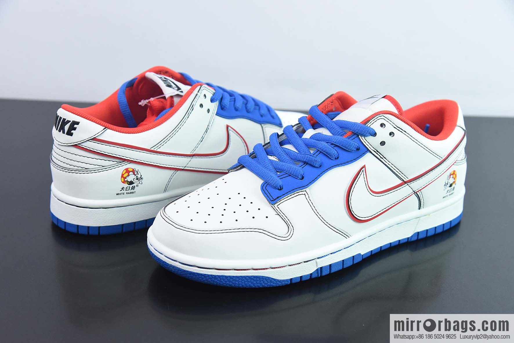 NK Dunk Low low-top casual board shoes Oyo Keyang, white rabbit printed low-top sneakers Item number: NN5869-601
