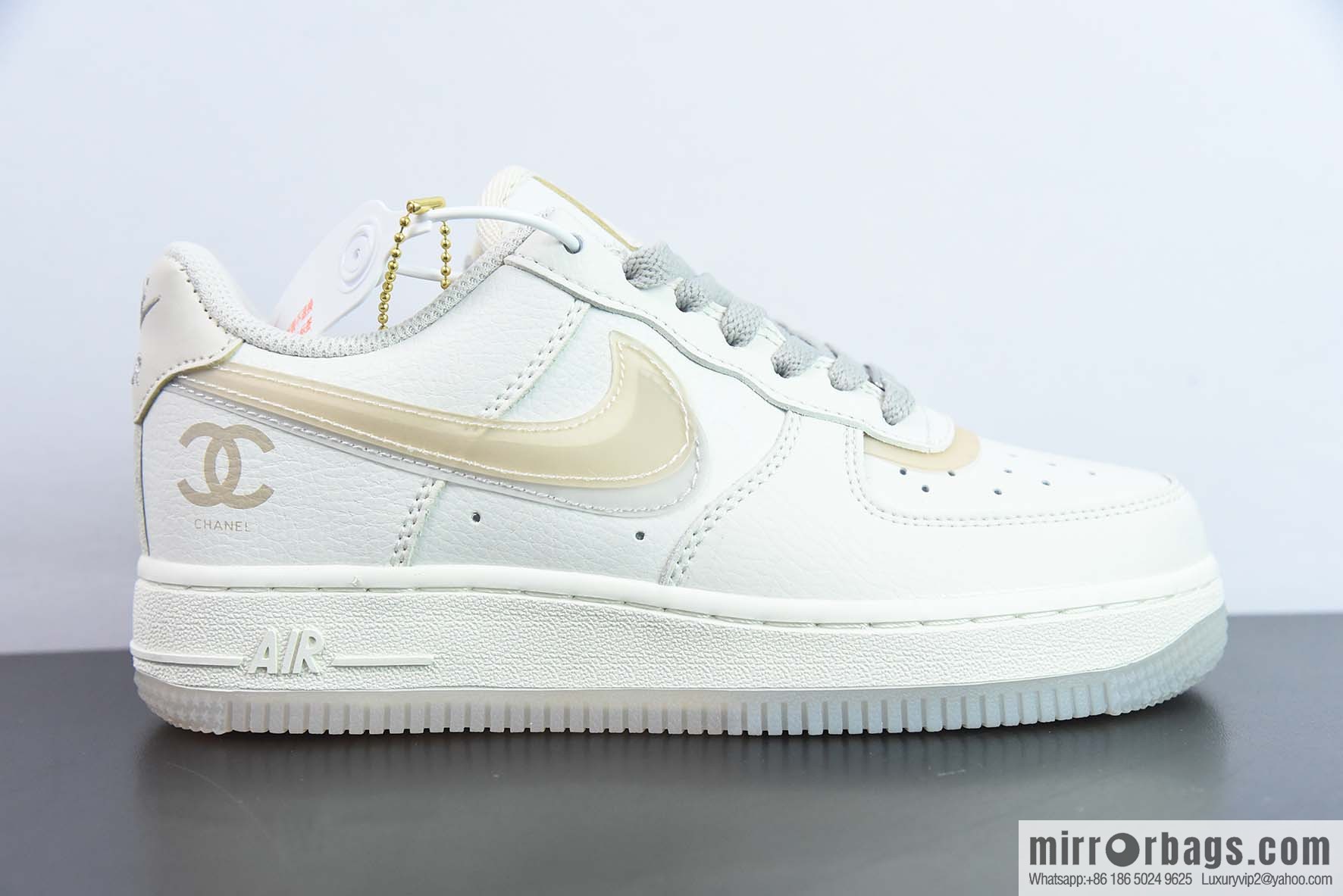LAP69001337 Air Force One Joint Luxury Brand - #Chanel #Chanel & Nike Air Force 1 Low Item Number: CW1574-807