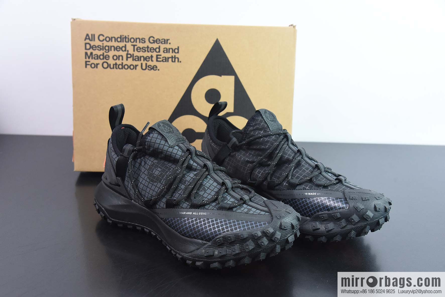 Nike ACG Mountain Flying Low GORE-TEX Outdoor hiking sneakers/black SKU: DC660 001