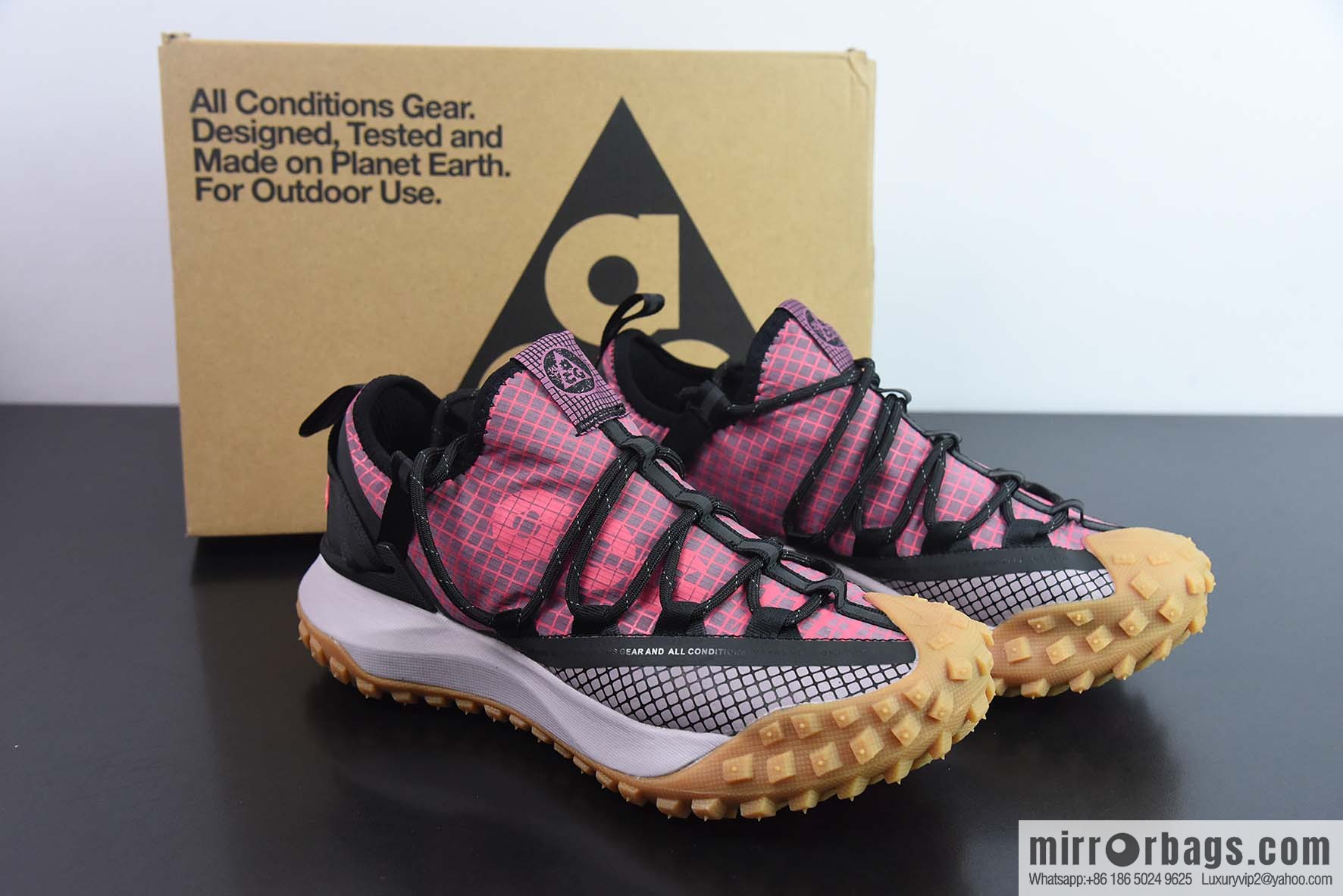Nike ACG Mountain Flying Low GORE-TEX Outdoor hiking sneakers/pink SKU: DC9045 500