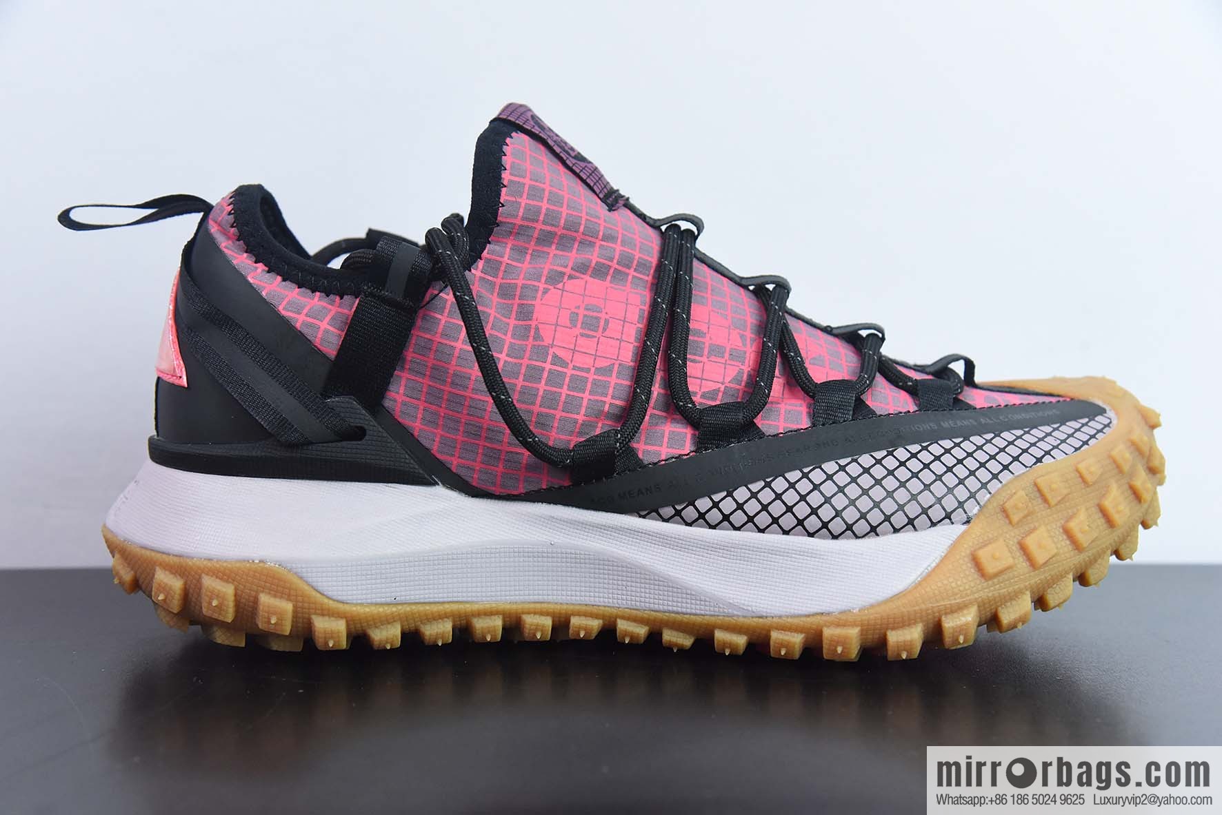 Nike ACG Mountain Flying Low GORE-TEX Outdoor hiking sneakers/pink SKU: DC9045 500