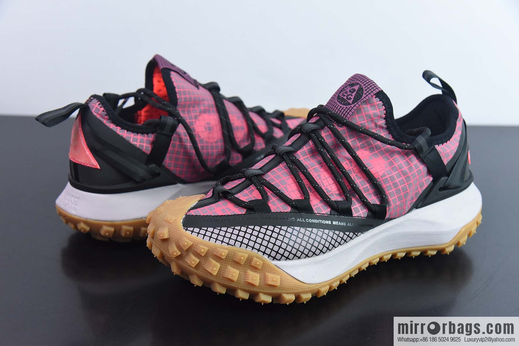 Nike ACG Mountain Flying Low GORE-TEX Outdoor hiking sneakers/pink SKU: DC9045 500