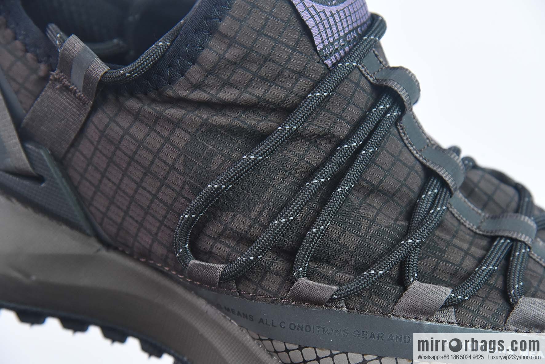 Nike ACG Mountain Flying Low GORE-TEX Outdoor Mountaineering sneakers/black purple, item number: DC660 001
