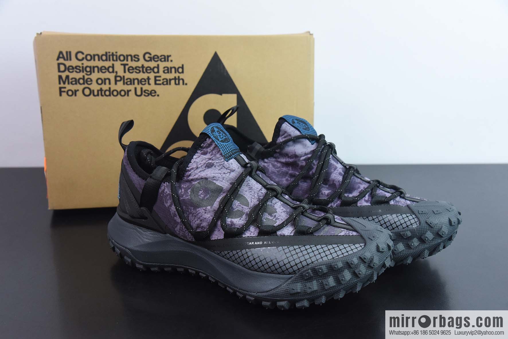 Nike ACG Mountain Flying Low GORE-TEX Outdoor Mountaineering sneakers/purple, item number: DC9660-001