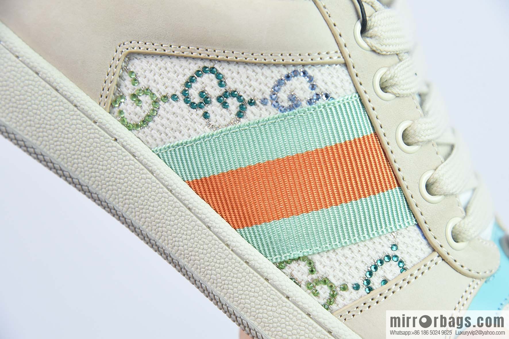 Gucci Gucci Screener GG Enamel Vintage Old Daddy Board Shoes