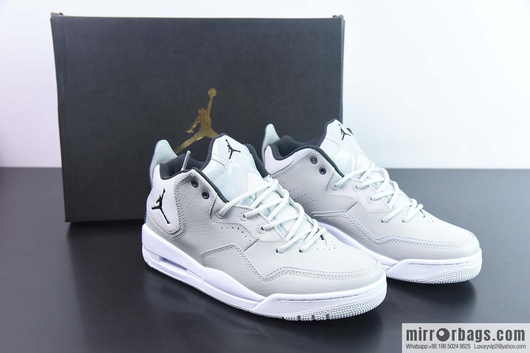AirJordan Courtside 23 short version AJ23 gray and black Vintage middle help, basketball shoes, item number: AR1002-002