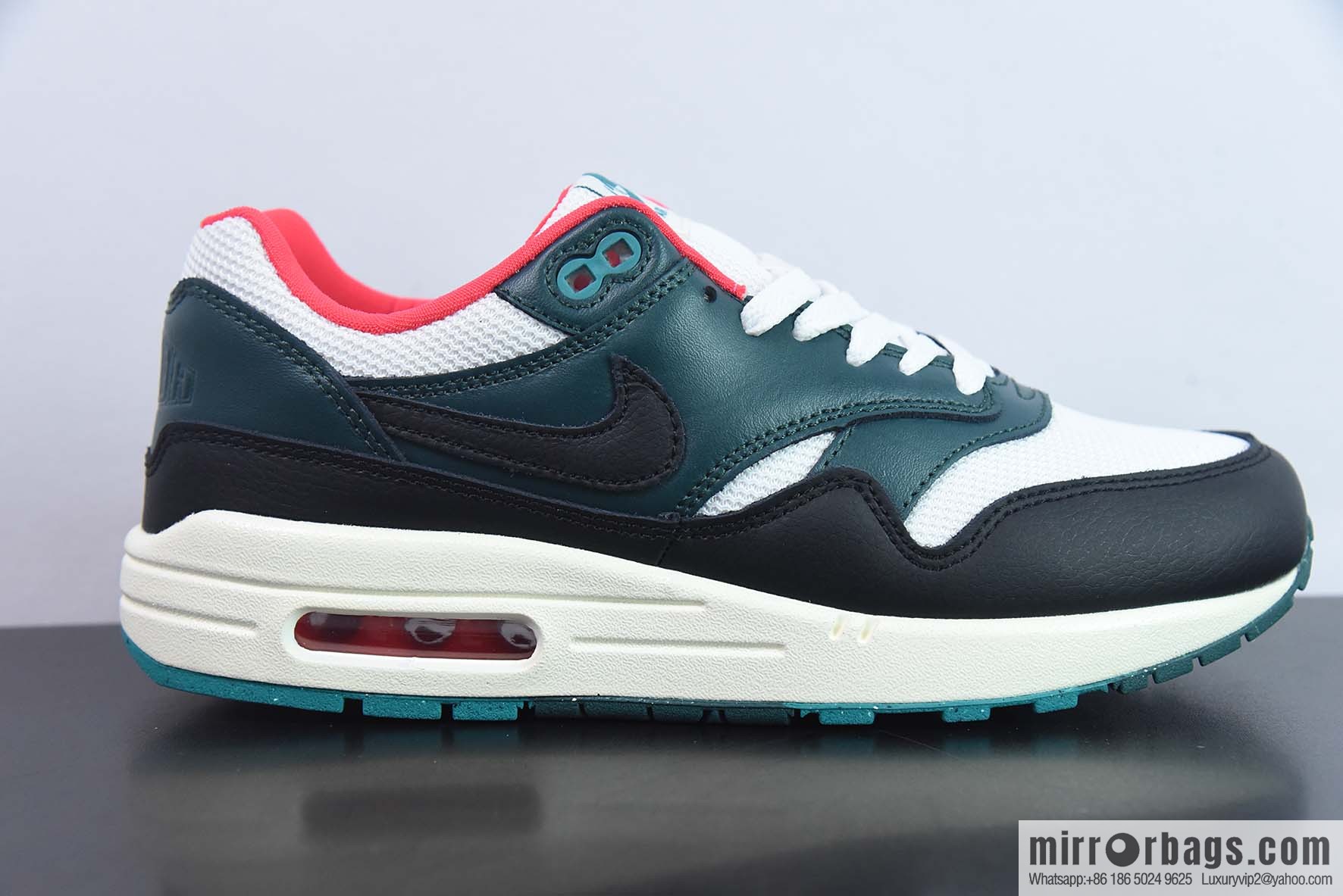 Nike Air Max 1 Liverpool green sneakers item number: FB8914-100