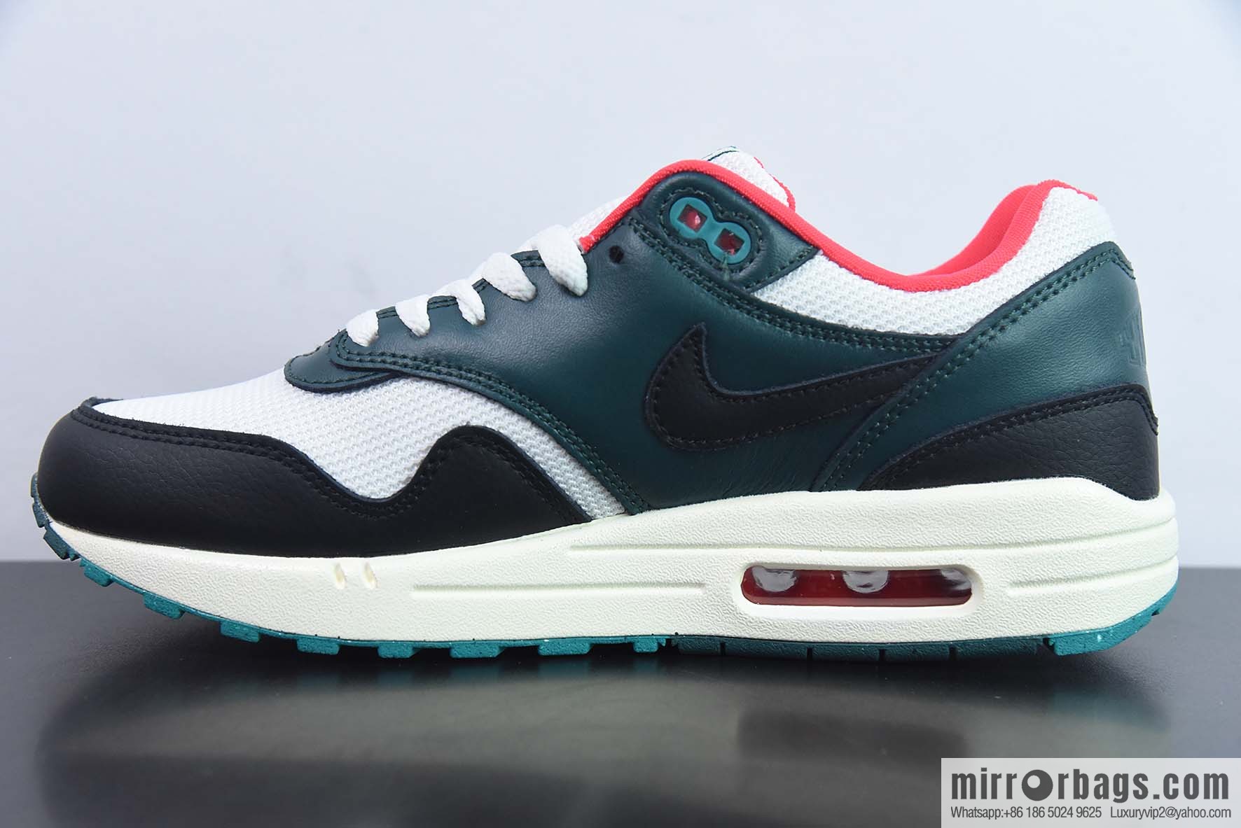 Nike Air Max 1 Liverpool green sneakers item number: FB8914-100