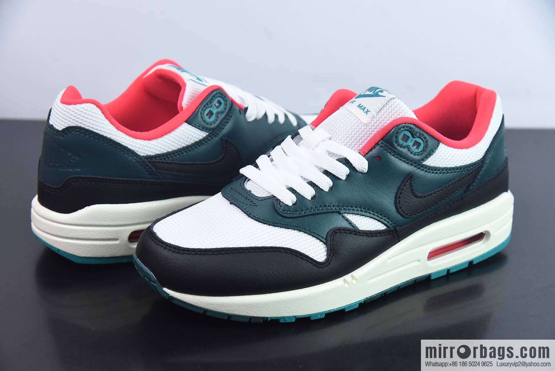 Nike Air Max 1 Liverpool green sneakers item number: FB8914-100