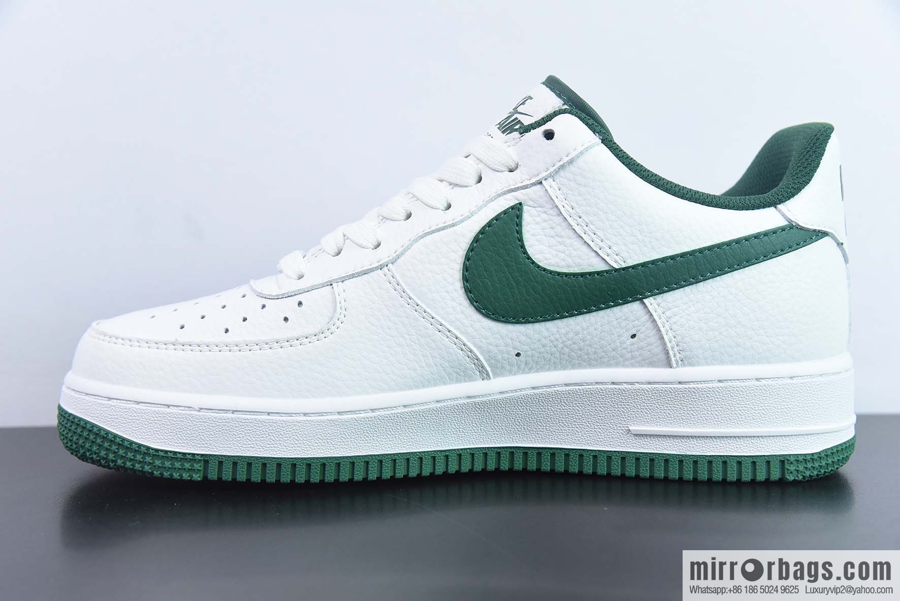 Air Force 1 '07 Low Air Force mini hook, double hook 40th anniversary, white and green low-top sneakers Item number: MN5263 126