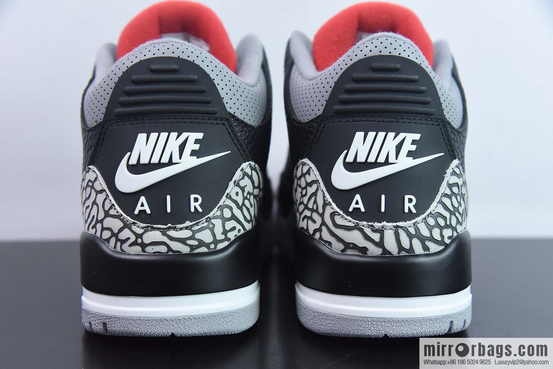 Air Jordan AJ3 Retro black cement sneakers 854262 001