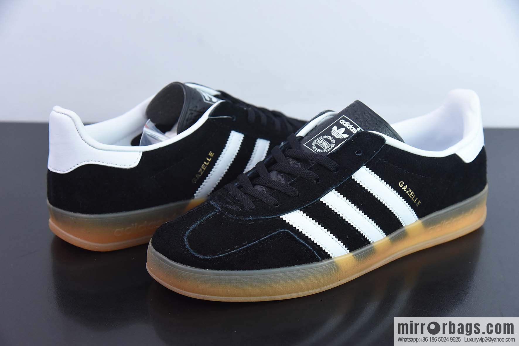 Adi AD Originals Gazelle Indoor Clover Vintage Casual non-slip durable low-top board shoes, item number: H06259