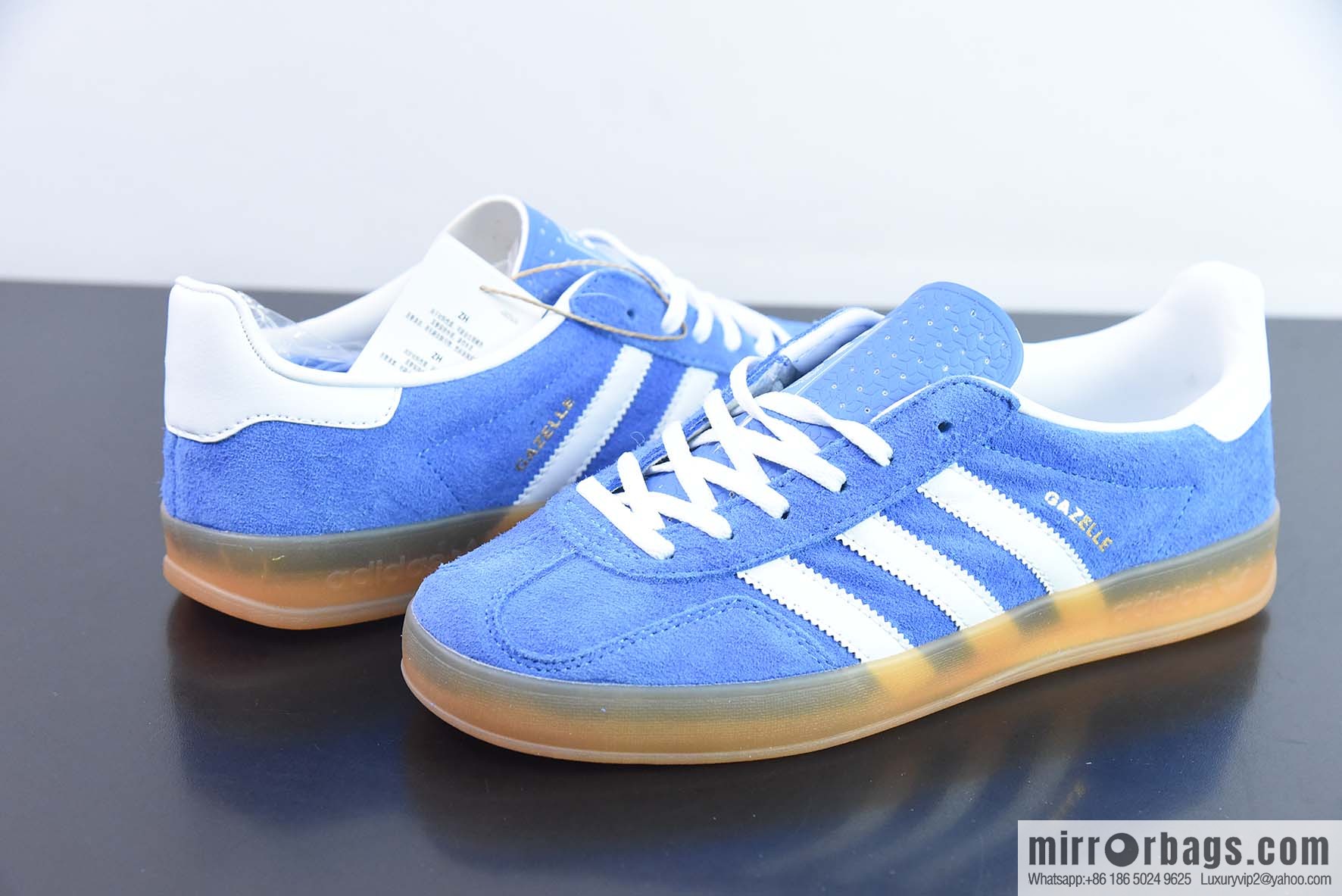 Ad Originals Gazelle Indoor HQ8717 Clover Vintage Casual non-slip durable low top board shoes