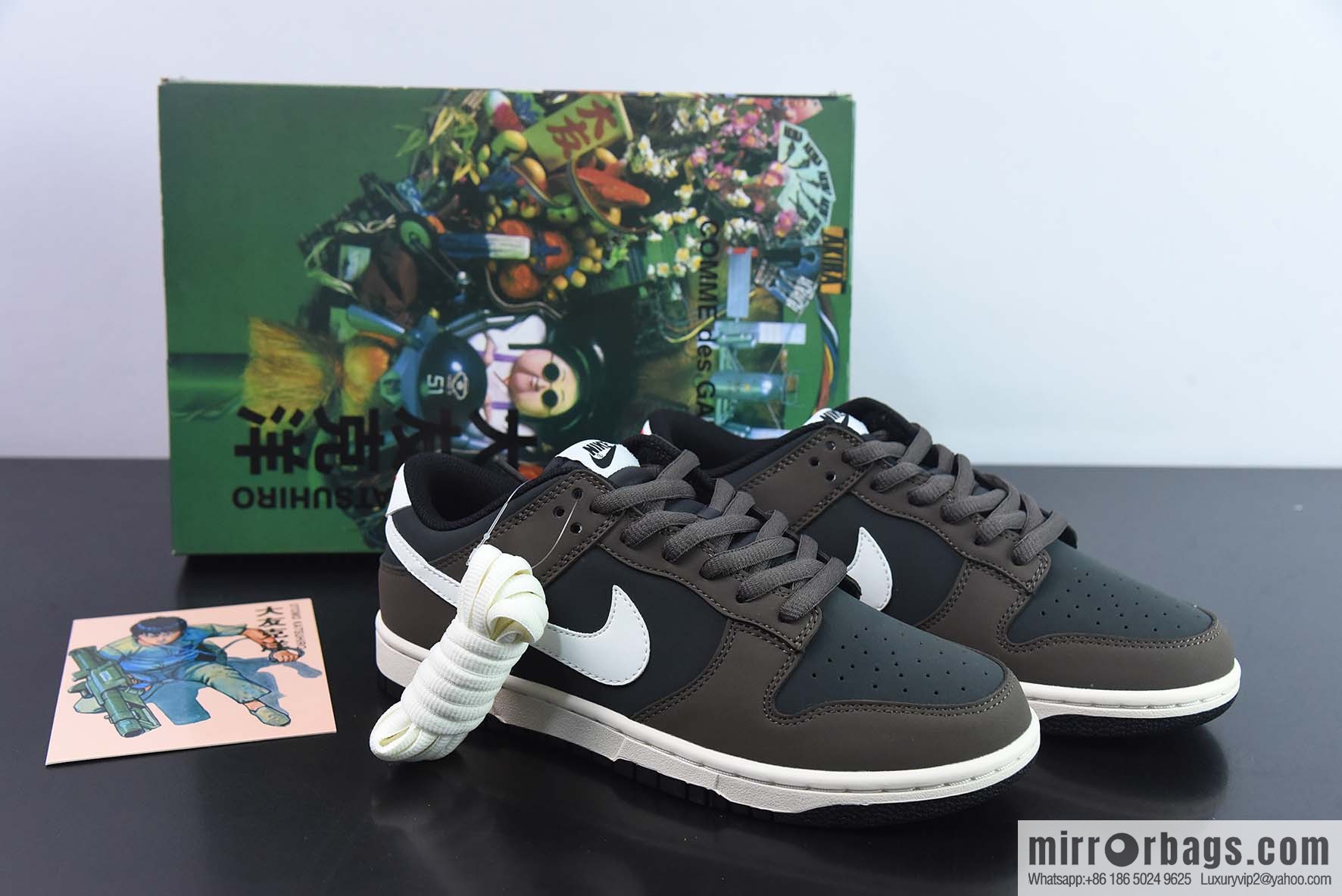 Nike SB Dunk Low black mocha, low-top casual sports skateboard shoes, item number: MG3656-038