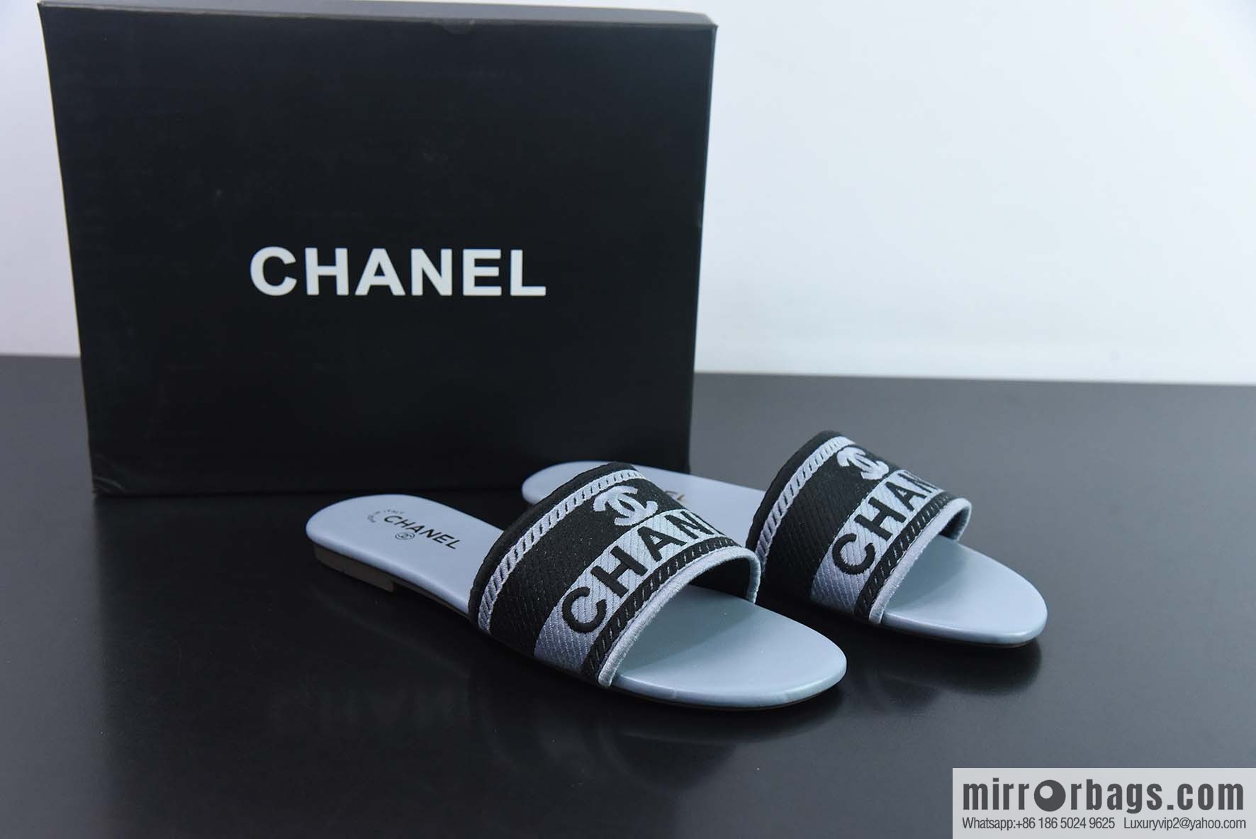 Chanel Chanel 2023 new embroidery slippers