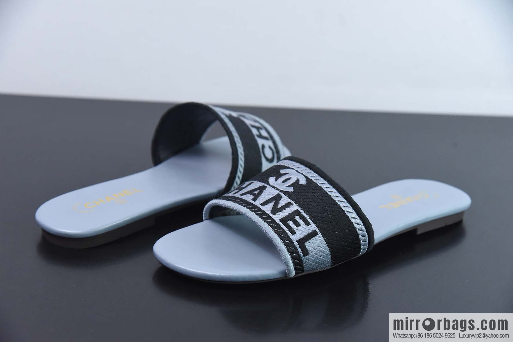 Chanel Chanel 2023 new embroidery slippers