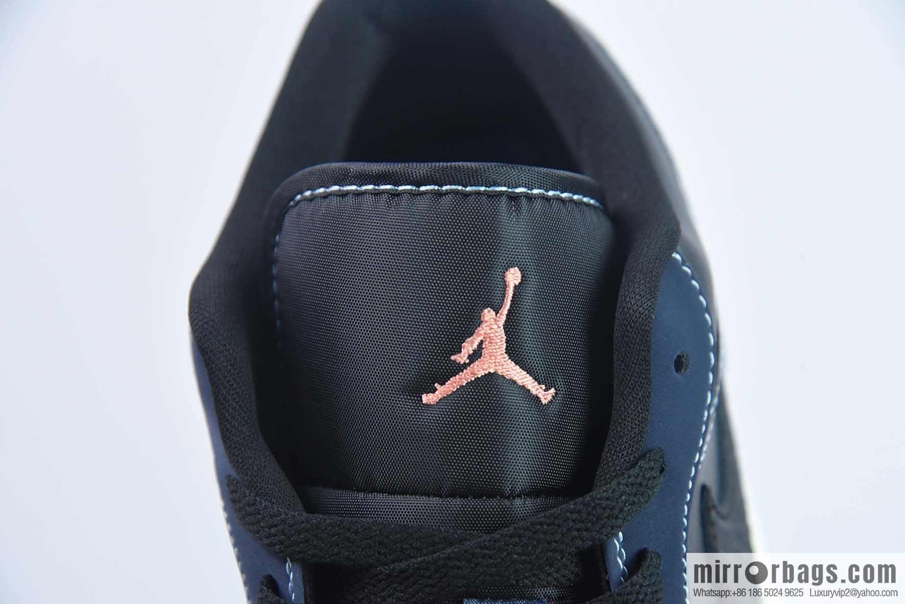Air Jordan 1 Low AJ1 Joe 1 black, blue and white, low-top cultural leisure board shoes, item number FJ5478-010