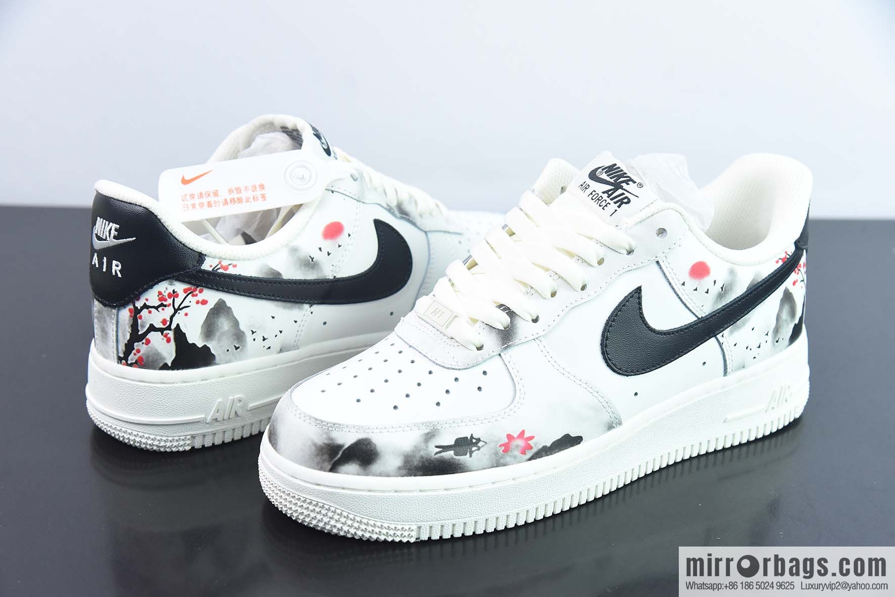 Air Force 1 '07 Low Air Force, Chinese Style, Graffiti, Landscape Painting Low Top Sneakers Item Number: BL1522 088