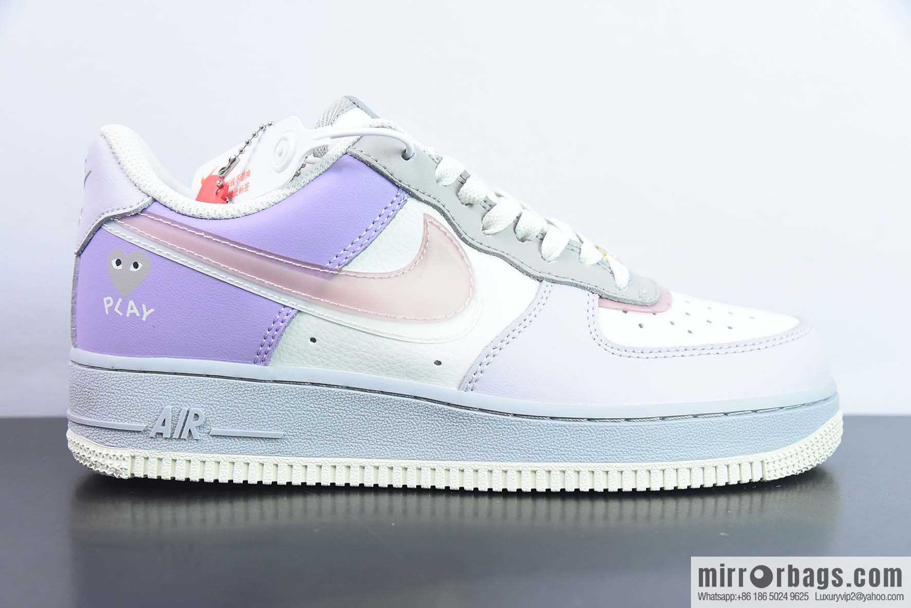 Air Force 1 '07 Low Air Force One, Rei Kawakubo gradually change purple, stacked hook, double hook sneakers Item number: CJ0304 016