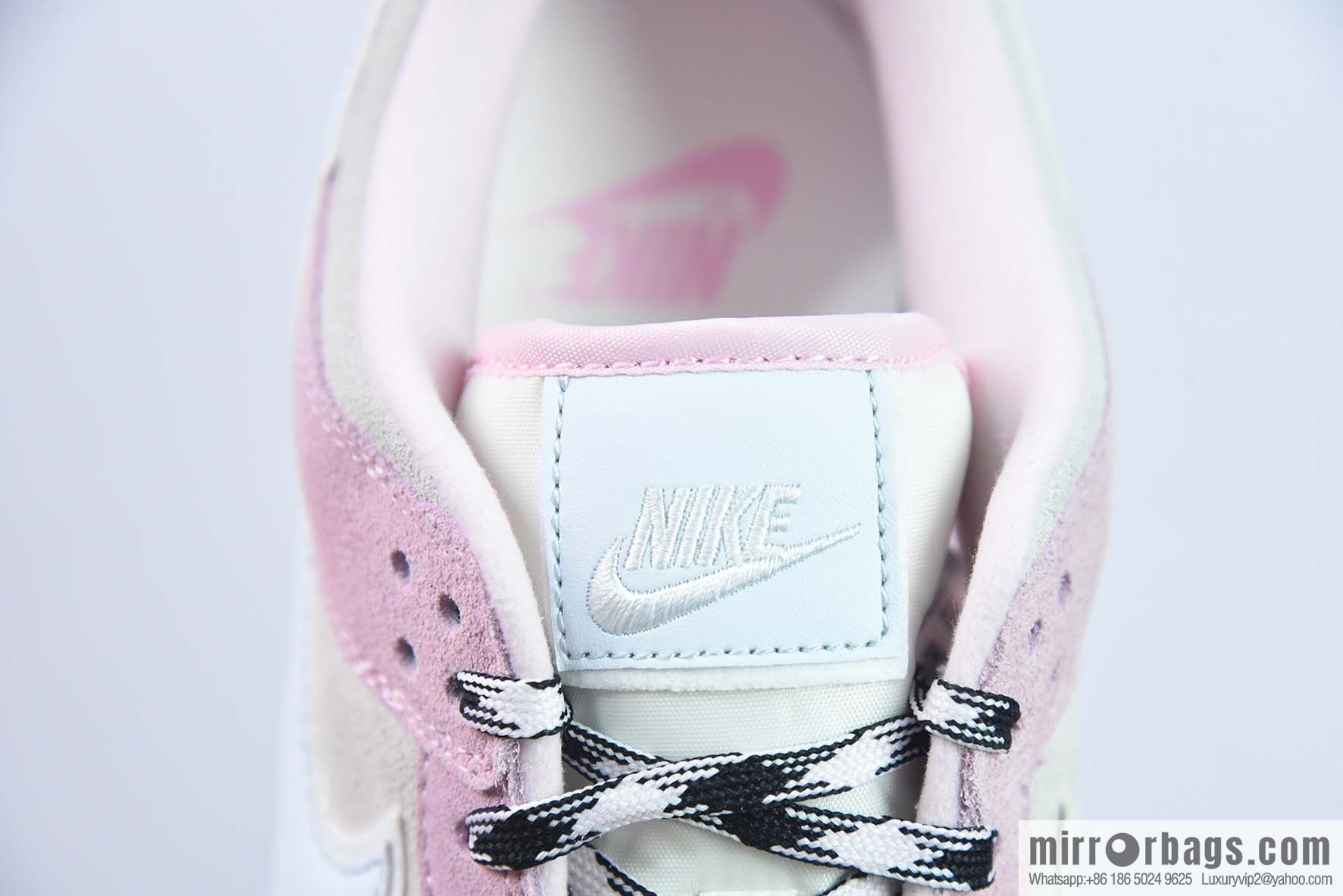 Nike Dunk Low SB low-top skate shoes/pink gray and white powder, item number: DV3054-600