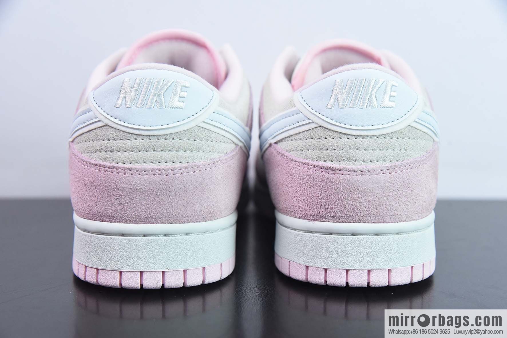 Nike Dunk Low SB low-top skate shoes/pink gray and white powder, item number: DV3054-600