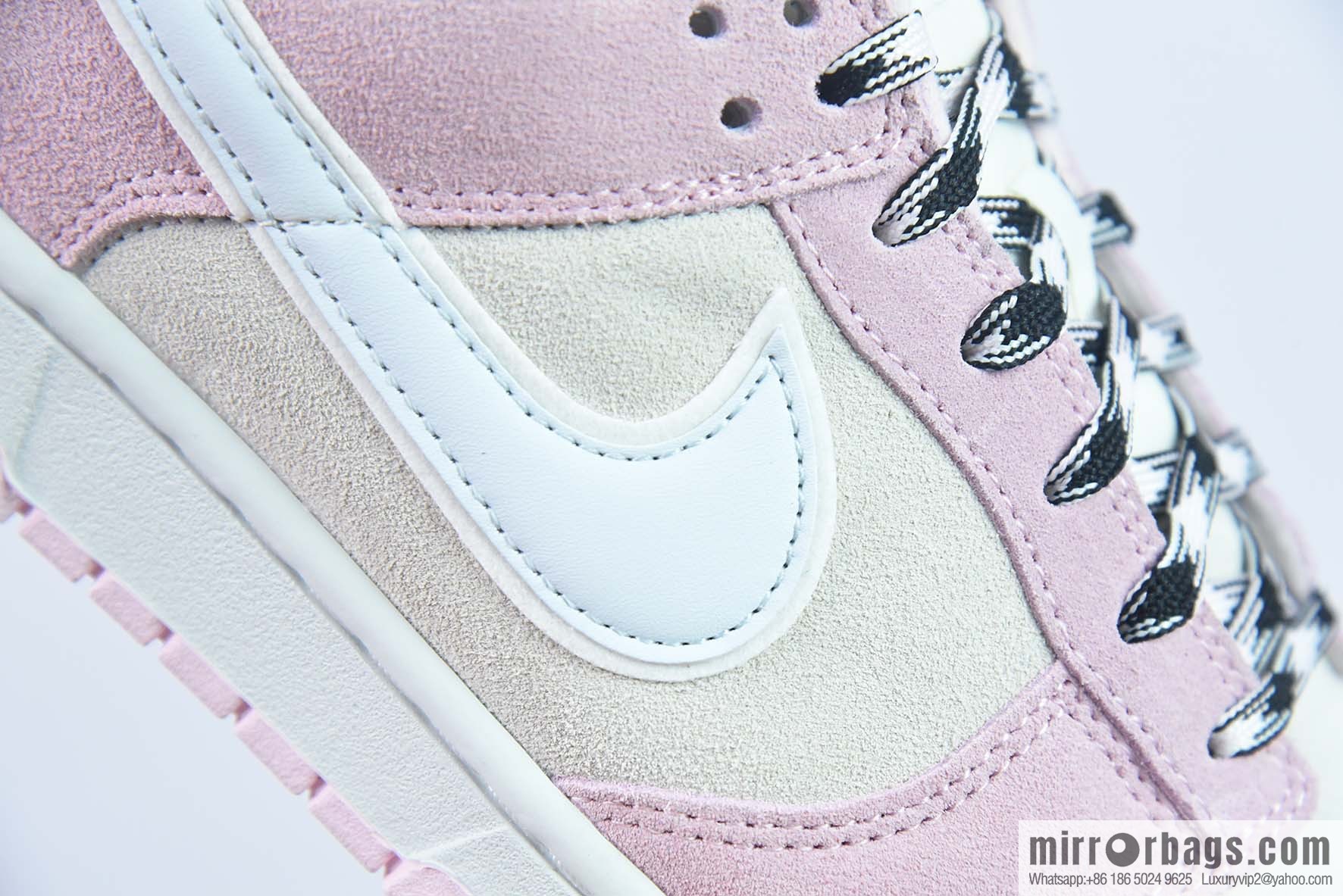 Nike Dunk Low SB low-top skate shoes/pink gray and white powder, item number: DV3054-600