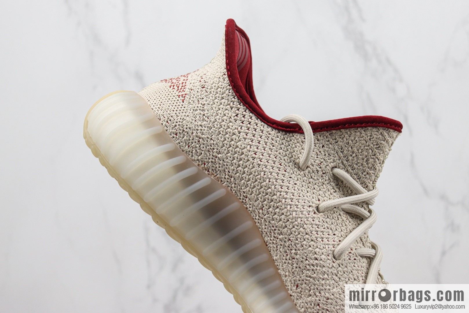 Adi, Coconut 350 V2 Item Number: LR7303 Sesame Wine Red sneakers Adidas Yeezy Boost 350 V2