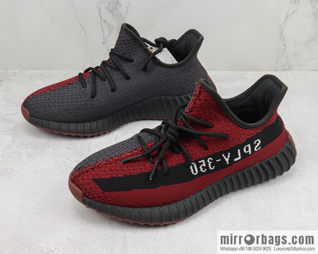 Adi, Coconut 350 V2 Item Number: RH7337 Black Burgundy sneakers Adidas Yeezy Boost 350 V2