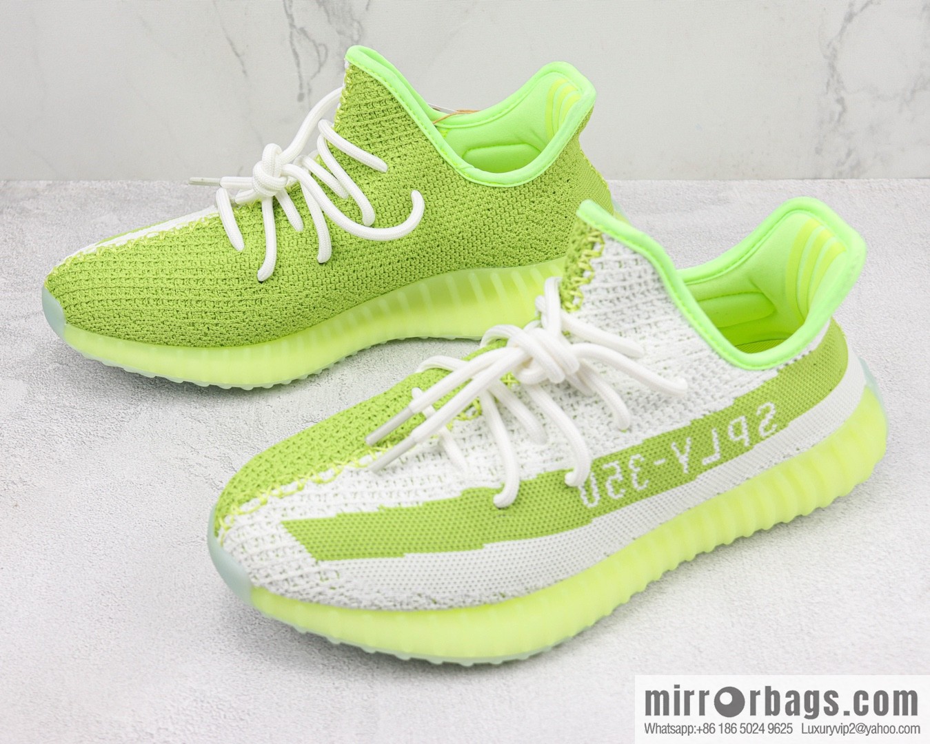 Adi, Coconut 350 V2 Item Number: NS9522 White neon green New Cantaloupe sneakers Adidas Yeezy Boost 350 V2