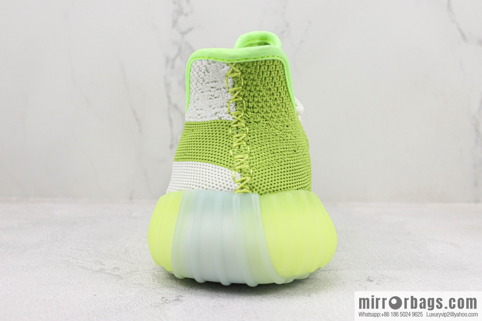 Adi, Coconut 350 V2 Item Number: NS9522 White neon green New Cantaloupe sneakers Adidas Yeezy Boost 350 V2