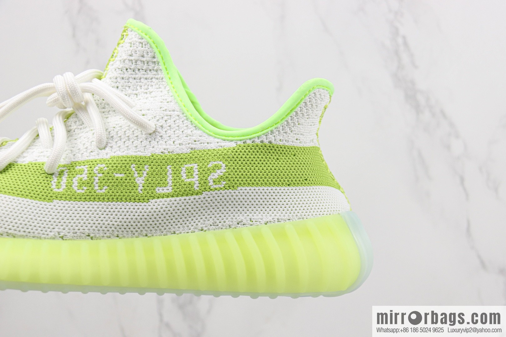 Adi, Coconut 350 V2 Item Number: NS9522 White neon green New Cantaloupe sneakers Adidas Yeezy Boost 350 V2