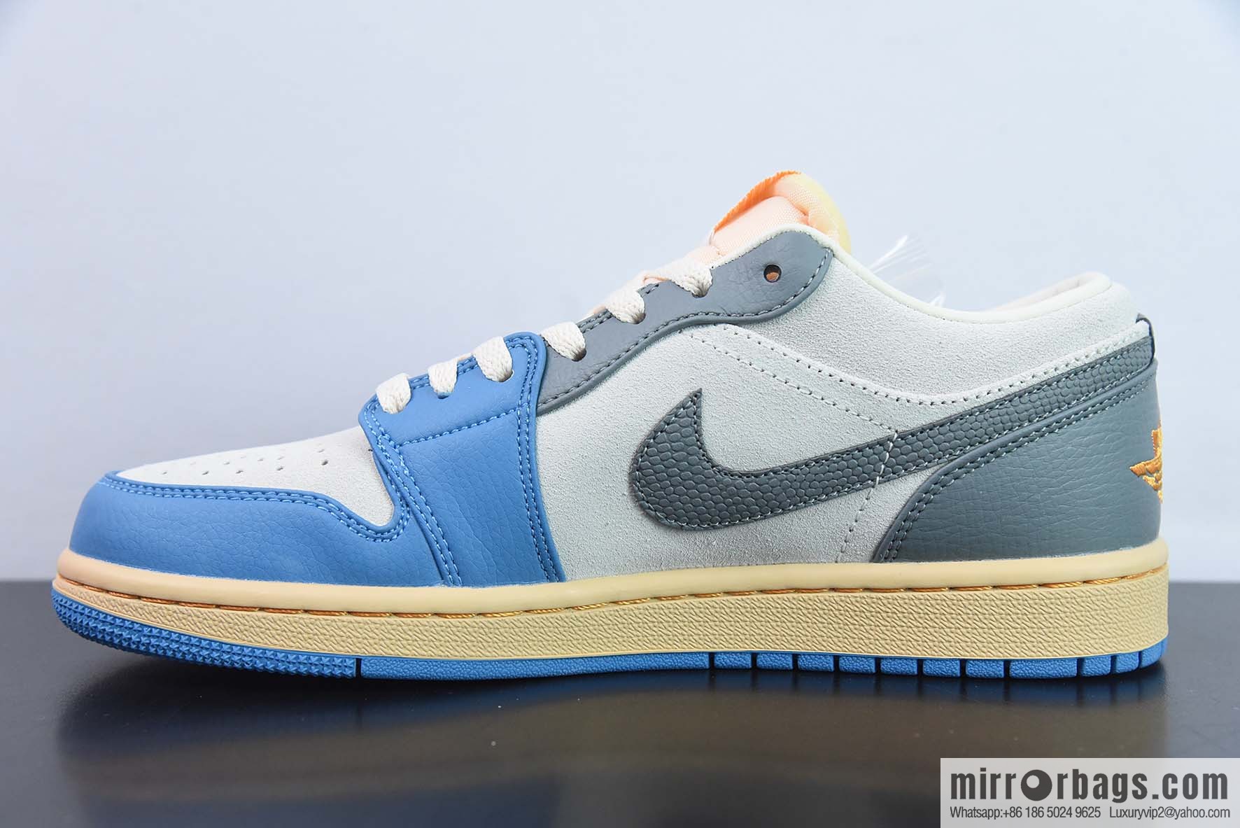 Air Jordan AJ1 Low Top Series, Blue Grey DZ5376-469 Item Number: DZ5376-469