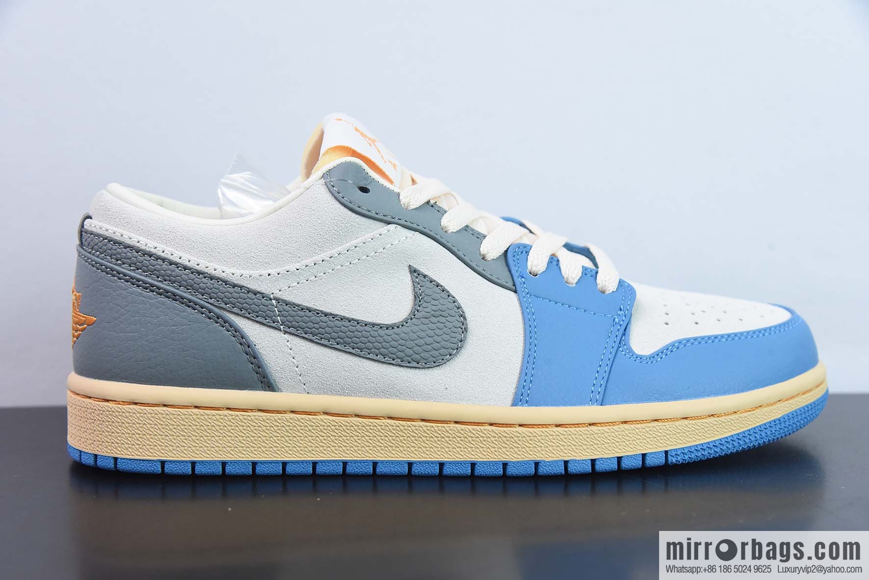 Air Jordan AJ1 Low Top Series, Blue Grey DZ5376-469 Item Number: DZ5376-469