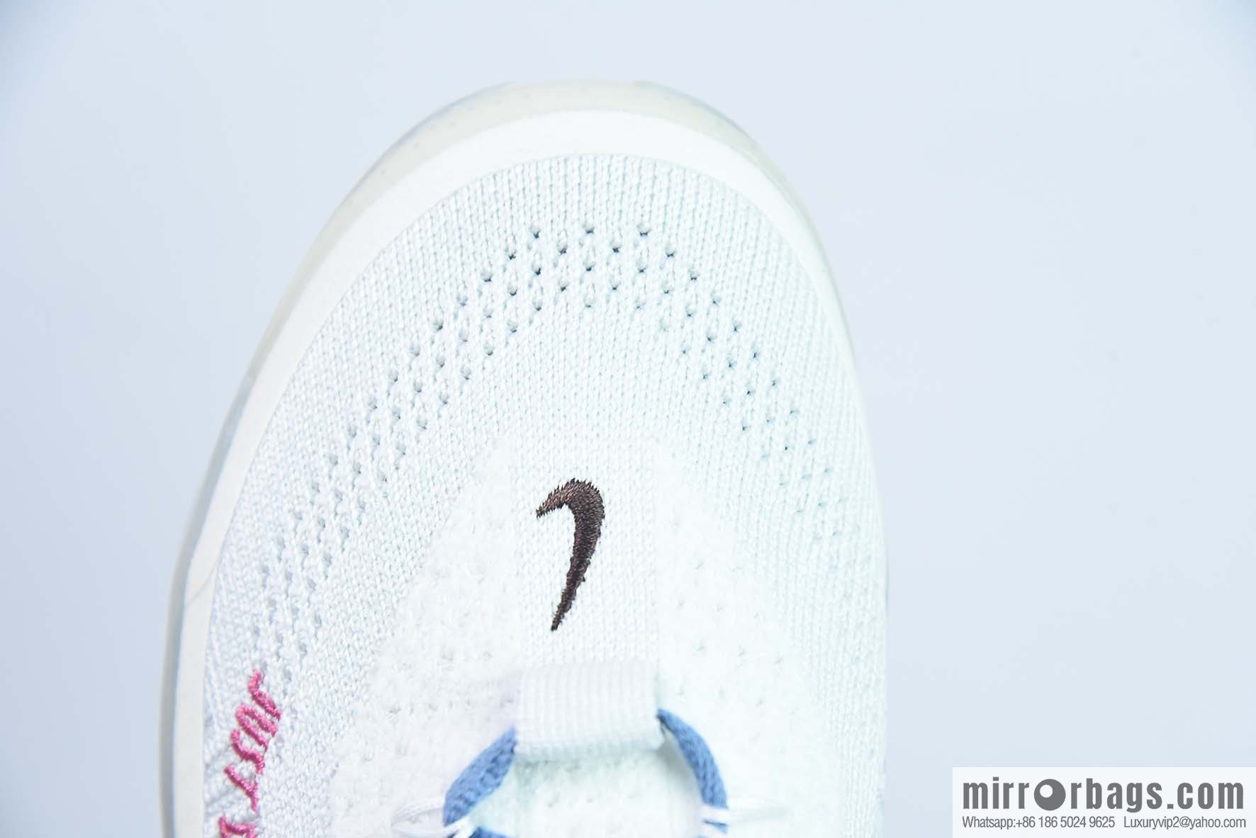 Nike Vapor Max white and blue, steam air cushion jogging shoes, item number: FJ7736-141